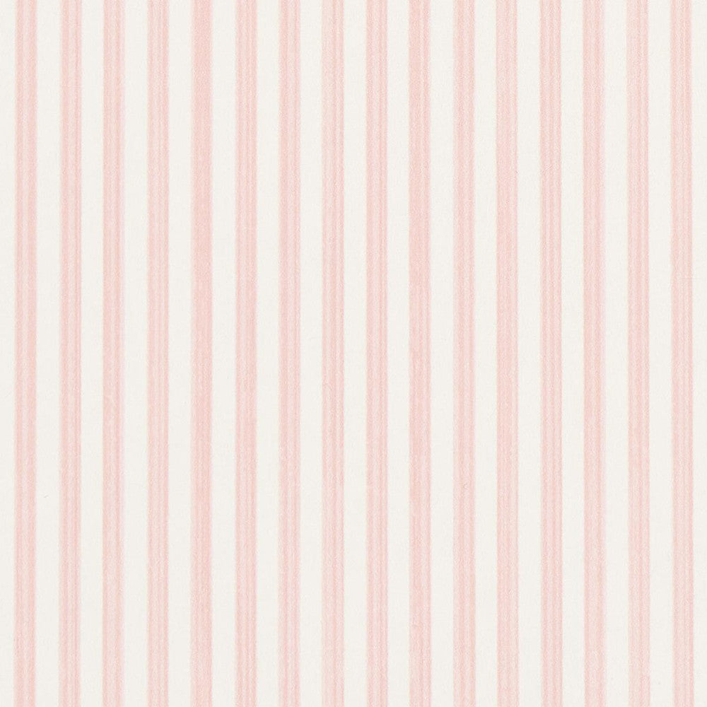 Edwin Stripe Narrow Petal 5013600 by Schumacher Designer Wallpaper Stripes Revisits - Swanky Fabrics -