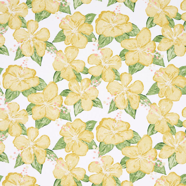 Fabienne Yellow 5013812 by Schumacher Designer Wallpaper Victor Glemaud - Swanky Fabrics -