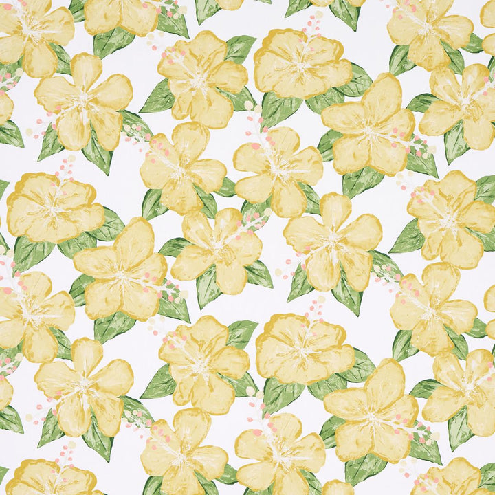 Fabienne Yellow 5013812 by Schumacher Wallpaper Victor Glemaud - Fabric Carolina -