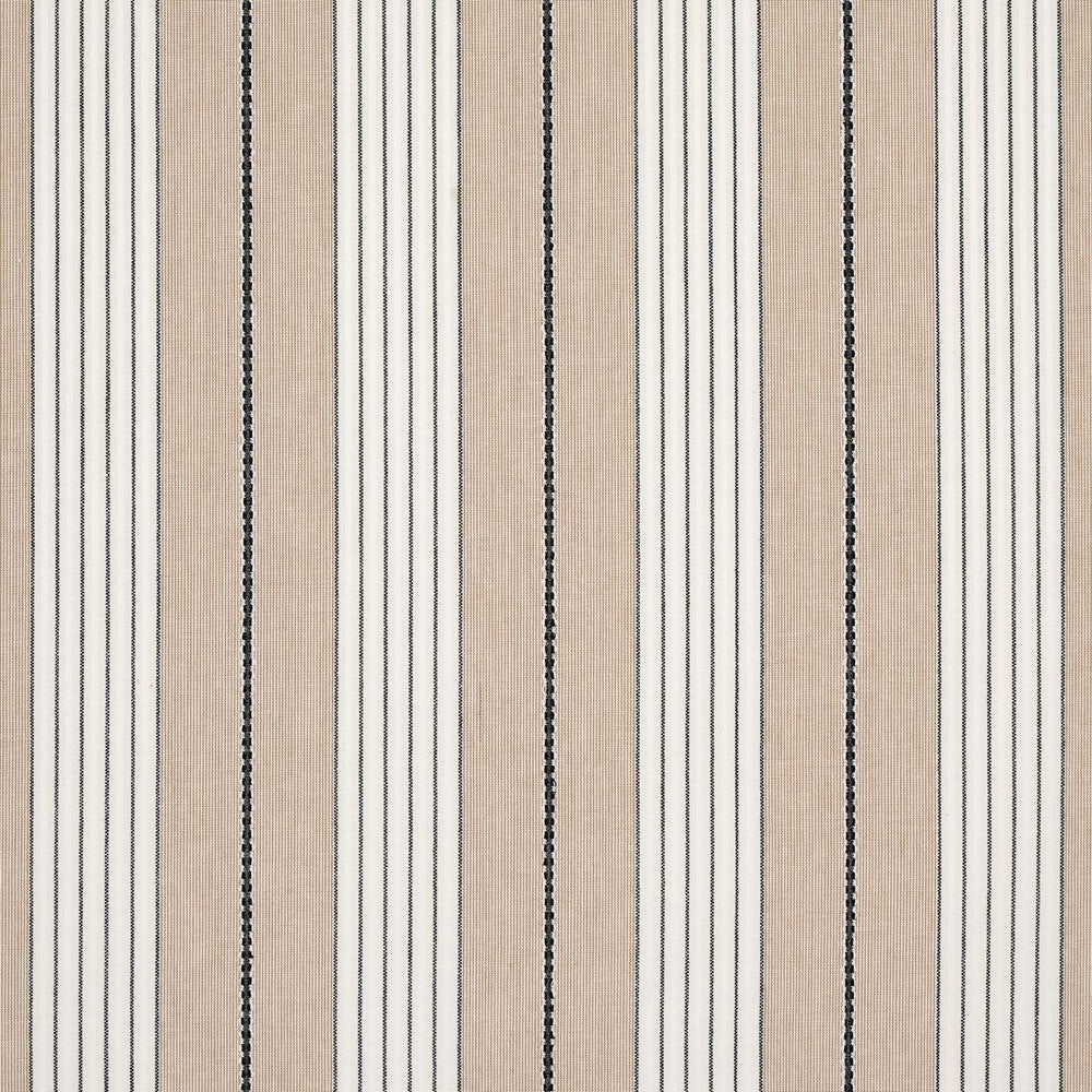 Audrey Stripe Natural 71375 by Schumacher Fabric Stripes Revisits 4.75" - Fabric Carolina -