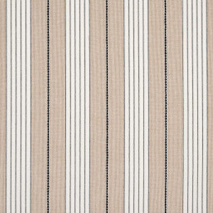 Audrey Stripe Natural 71375 by Schumacher Fabric
