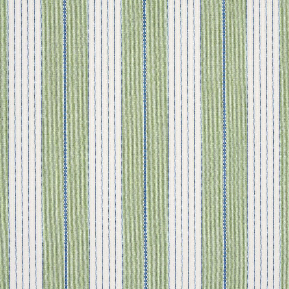 Audrey Stripe Green 71376 by Schumacher Fabric Stripes Revisits 4.75" - Fabric Carolina -