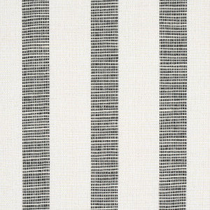 Ketley Performance Stripe Black 77566 by Schumacher Fabric