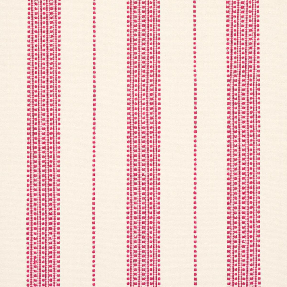 Lubeck Stripe Pink 79095 by Schumacher Fabric Stripes Revisits 6.62" - Fabric Carolina -
