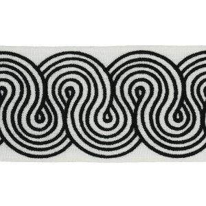 Giraldi Embroidered Black 81250 by Schumacher Trim