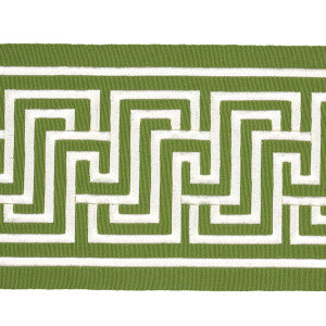 Labyrinth Tape Green 81260 by Schumacher Trim