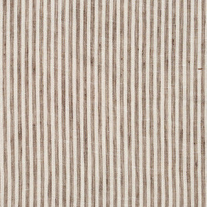 Tori Stripe Sheer Brown 81321 by Schumacher Fabric
