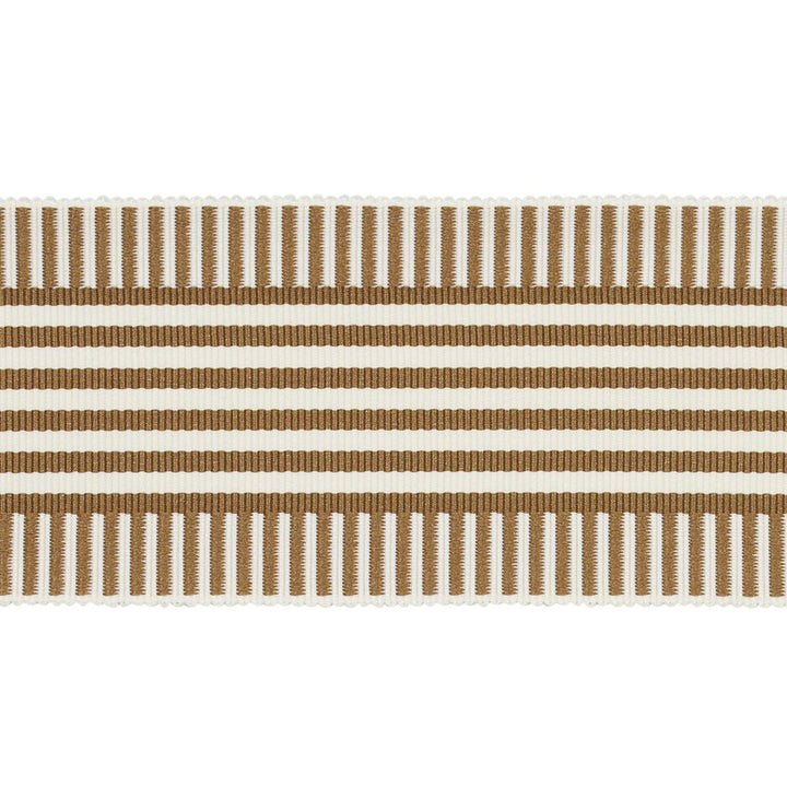 Keket Stripe Tape Camel 81691 by Schumacher Trim Victor Glemaud - Fabric Carolina -