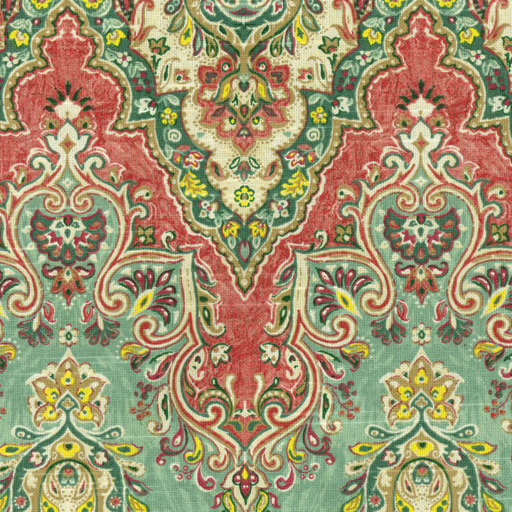 Palace Sari Jewel 677610 by Waverly Fabric - 100% COTTON USA Horizontal: 6.75 and Vertical: 12.6 54 - Fabric Carolina -
