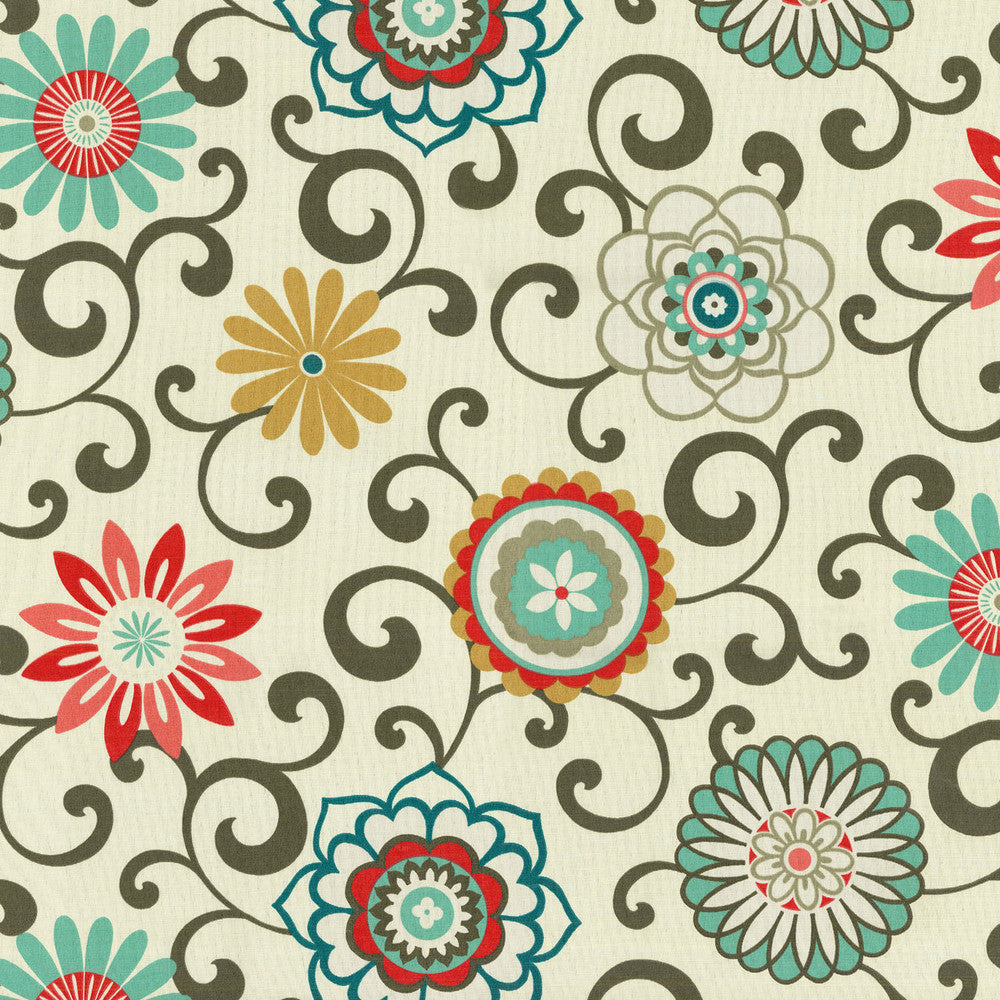 Sns Pom Pom Play Peachtini 677650 by Waverly Fabric Sun N' Shade Dec 2013 100% Spun Polyester see sample see sample Horizontal: 27.00 inches and Vertical: 27.00 inches V 54 inches - Fabric Carolina -