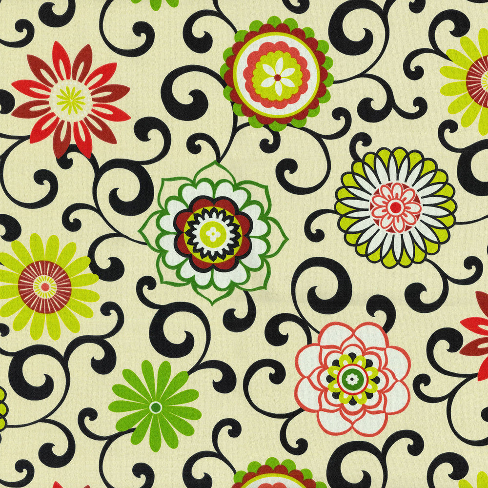 Sns Pom Pom Play Jewel 677651 by Waverly Fabric Waverly 100% Spun Polyester U.S.A. Abrasion Standard: General Use Horizontal: 27 and Vertical: 27 54" - Fabric Carolina -