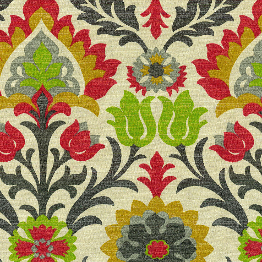 Santa Maria Jewel 677660 by Waverly Sun N Shade Fabric - 100% Spun Polyester USA N/A Horizontal: 18 and Vertical: 13.5 54 - Fabric Carolina -