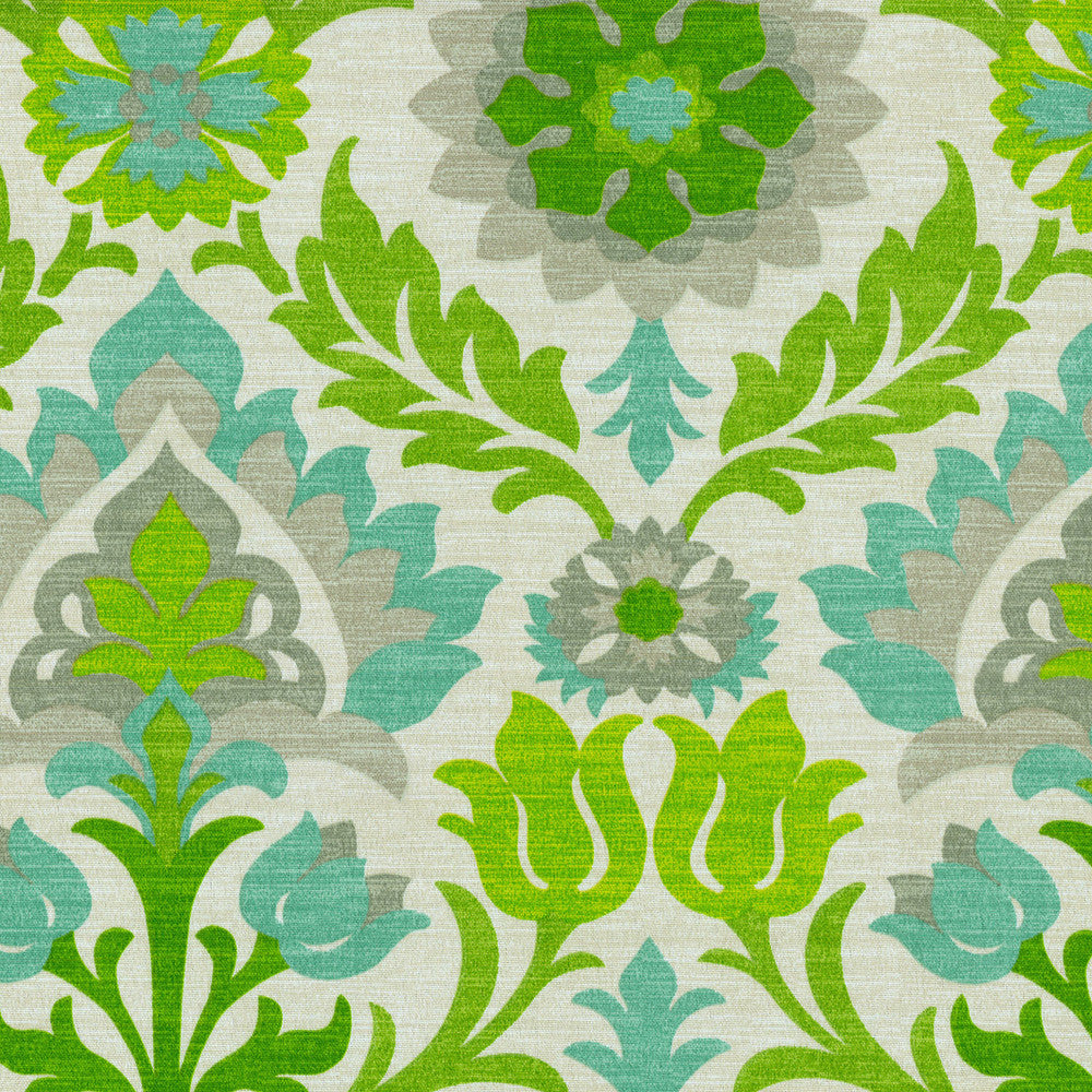 Santa Maria Mint Julep 677664 by Waverly Sun N Shade Fabric - 100% Spun Polyester USA N/A Horizontal: 18 and Vertical: 13.5 54 - Fabric Carolina -