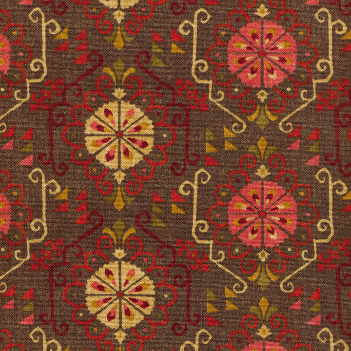 Summer Rain Adobe 677861 by Waverly Fabric - 100% COTTON CHINA Horizontal: 9 and Vertical: 5.1 54 - Fabric Carolina -