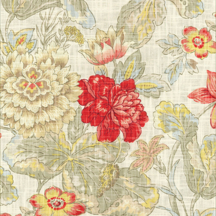 Sonnet Sublime Crimson 677882 by Waverly Fabric - 100%Cotton U.S.A. Horizontal: 13.5 and Vertical: 27 54 - Fabric Carolina -