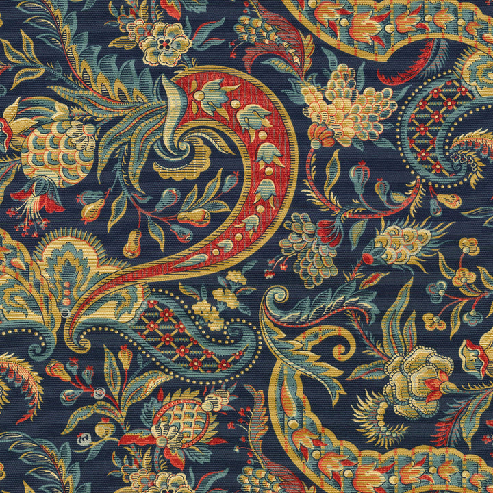 Rhapsody Jewel 677913 by Waverly Fabric - 100% Cotton PERU Horizontal: 13.5 and Vertical: 13.5 54 - Fabric Carolina -