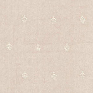Maria Embroidery Linen 67791 by Schumacher Fabric