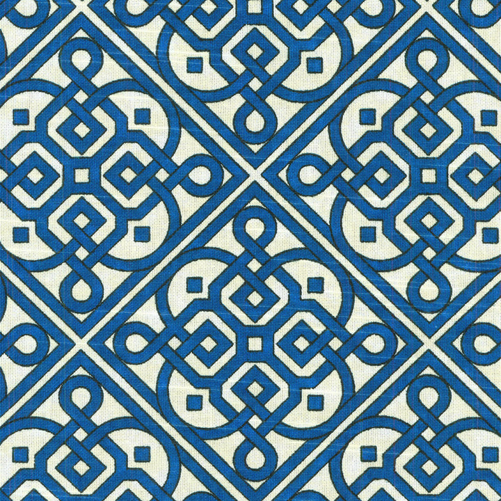 Lace It Up Navy 677942 by Waverly Fabric - 100% COTTON USA Horizontal: 6.75 and Vertical: 6.75 54 - Fabric Carolina -
