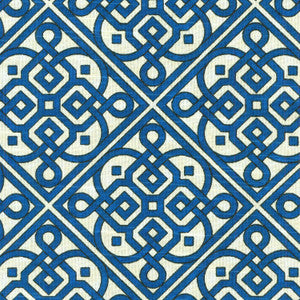 Lace It Up Navy 677942 by Waverly Fabric