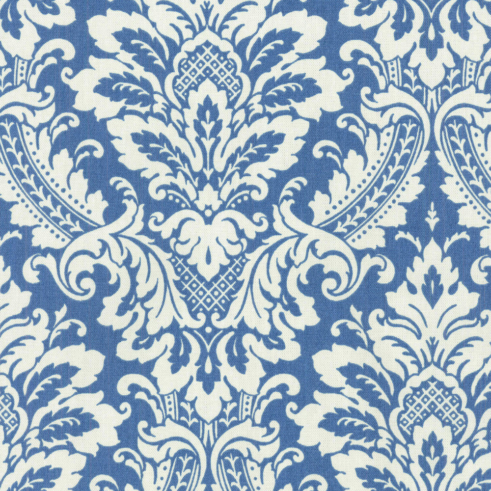Donnington Cornflower 678010 by Waverly Fabric - 100%Cotton U.S.A. 45000 Horizontal: 4.5 and Vertical: 13.5 54 - Fabric Carolina -