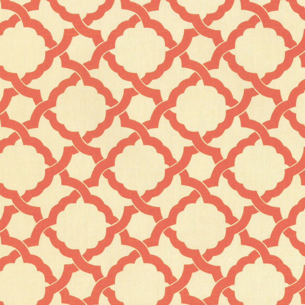 Kent Crossing Coral 678023 by Waverly Fabric RIGHT AT HOME 100% Cotton U.S.A. Wyzenbeek 45,000 Horizontal: 1.90" and Vertical: 3.90" 54" - Fabric Carolina -