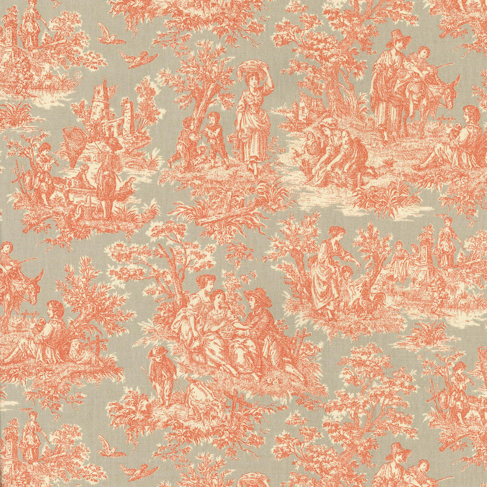 Charmed Life Clay 678034 by Waverly Fabric - 100%Cotton USA 45000 Horizontal: 13.5 and Vertical: 13.5 54 - Fabric Carolina -