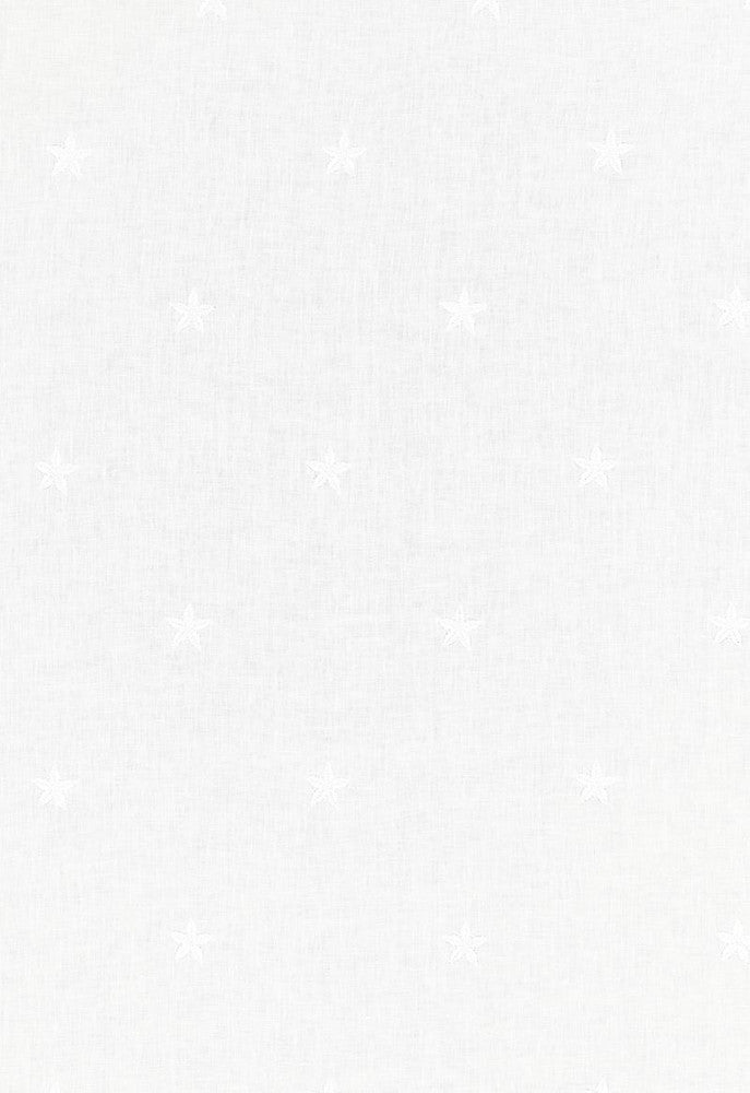 Vincenzo Embroidery Blanc 67810 by Schumacher Fabric Firenze-Sheers 85% Linen, 15% Viscose - Horizontal: 5 and Vertical: 11.75 50.75 - Fabric Carolina -