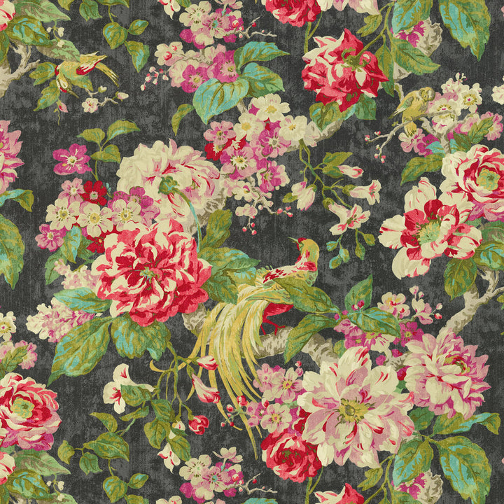 Floral Engagement Nightfall 678163 by Waverly Fabric - 100%Cotton PERU 42000 Horizontal: 27 and Vertical: 27 54 - Fabric Carolina -