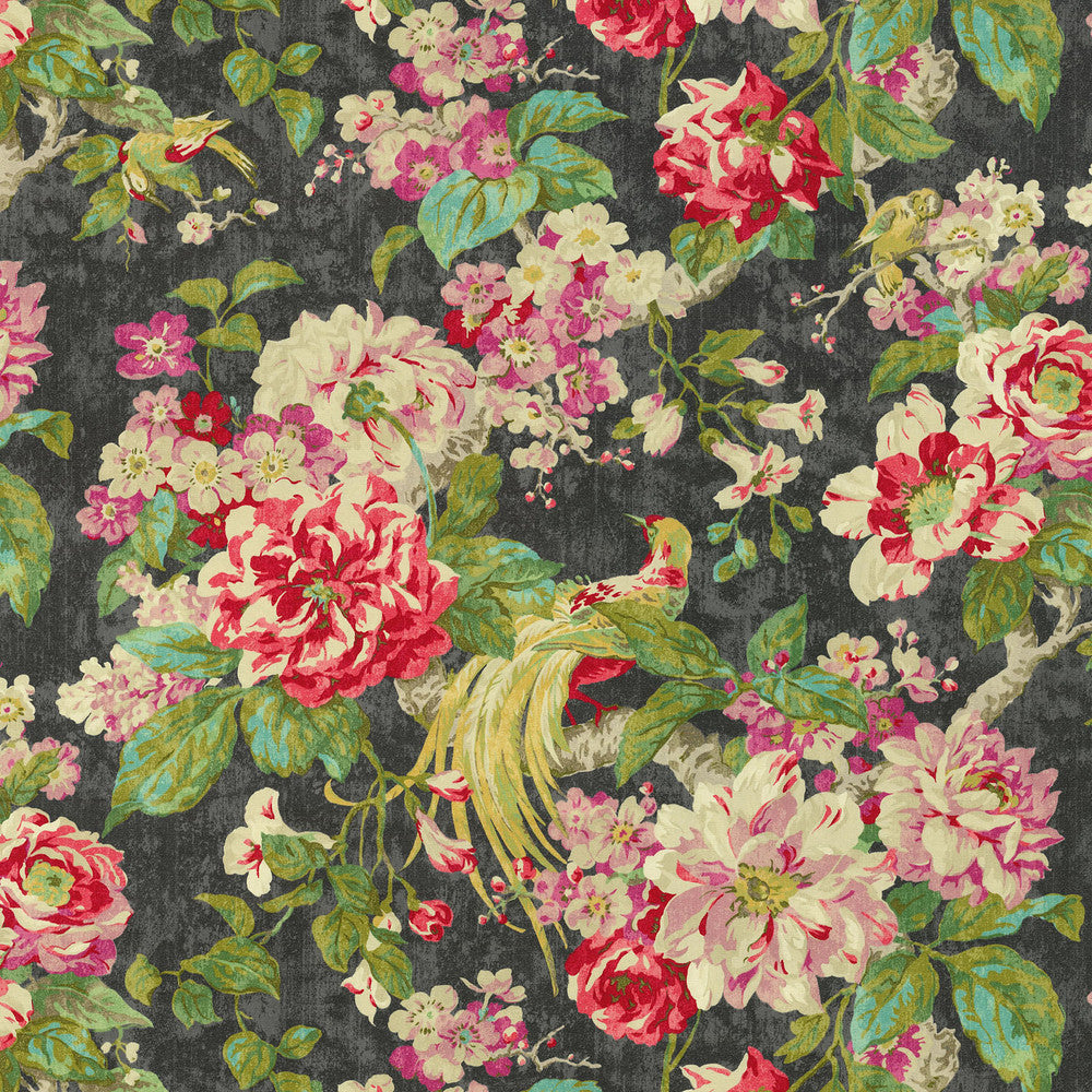 Floral Engagement Nightfall 678163 by Waverly Fabric - 100%Cotton PERU 42000 Horizontal: 27 and Vertical: 27 54 - Fabric Carolina -