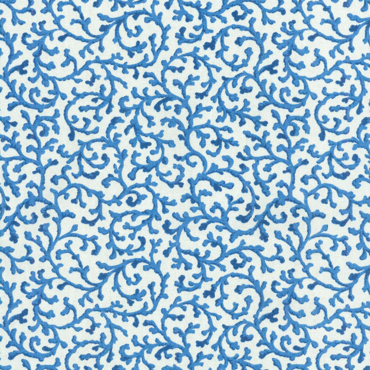 Coral Curl Surf 678210 by Waverly Fabric - 100% COTTON USA 51000 Horizontal: 6.75 and Vertical: 6.75 54 - Fabric Carolina -