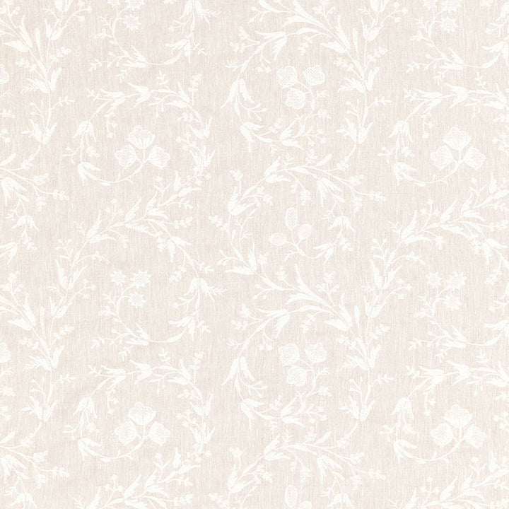 Fiorentina Embroidery Oat 67821 by Schumacher Fabric ESSENTIALS: SHEERS & CASEMENTS II LINEN 60% SPUN POLYESTER 40% INDIA </p><p>Repeat: Horizontal: 16 3/4" (43CM) and Vertical: 15 1/8" (38CM) 50.75 - Fabric Carolina -