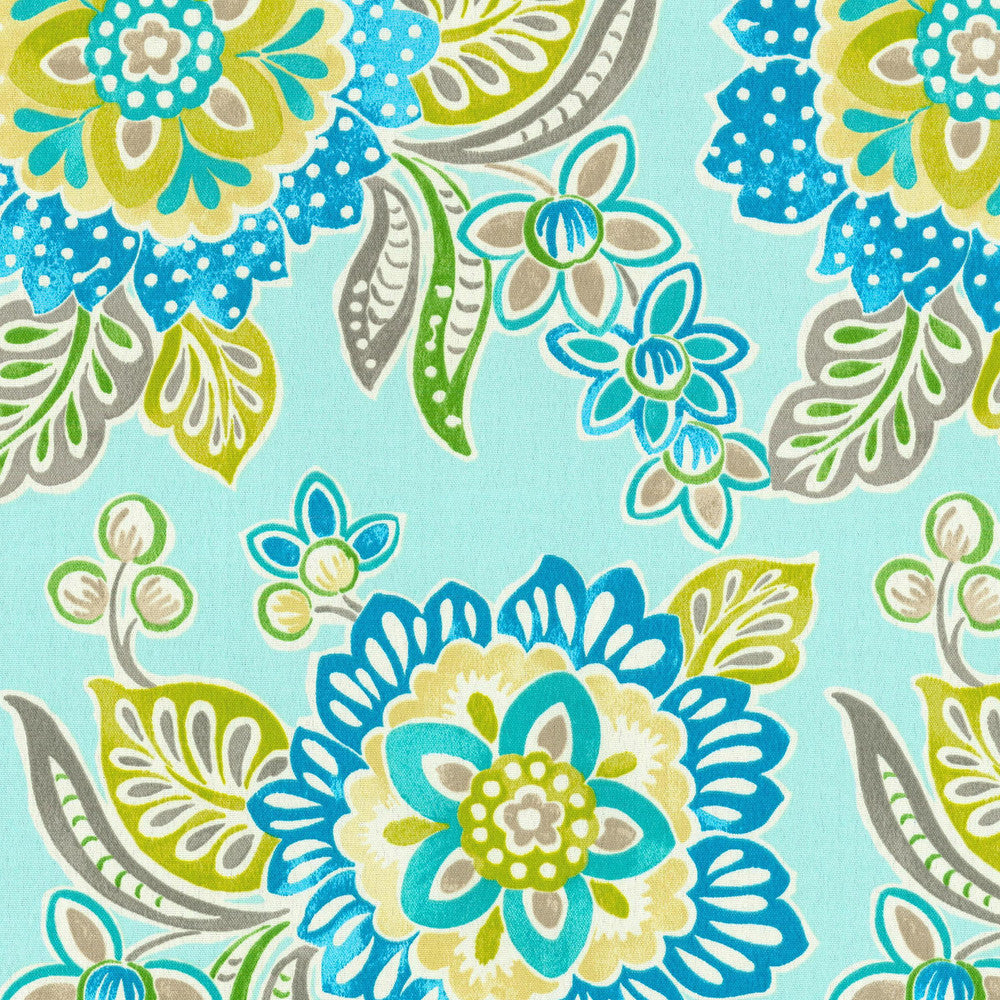 TILT & TWIRL Oasis 678701 by Waverly Sun N Shade Fabric - 69% POLYESTER 31% COTTON 51000 Horizontal: 13.5 and Vertical: 25.25 54 - Fabric Carolina -