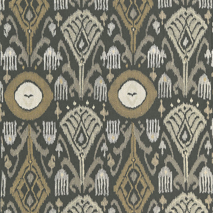 Turkestan Embroidery Charcoal 67871 by Schumacher Fabric Schumacher Fabric Turkestan Embroidery Charcoal 67871Fabric LINEN 77% INDIA </p><p>Repeat: H: HORZ. 12 3/4" (32CM) , V: VERT. 22 5/8" (57CM) 51.5 - Fabric Carolina -