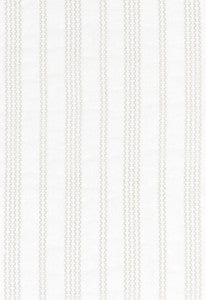 Piero Stripe Embroidery Pearl 67880 by Schumacher Fabric