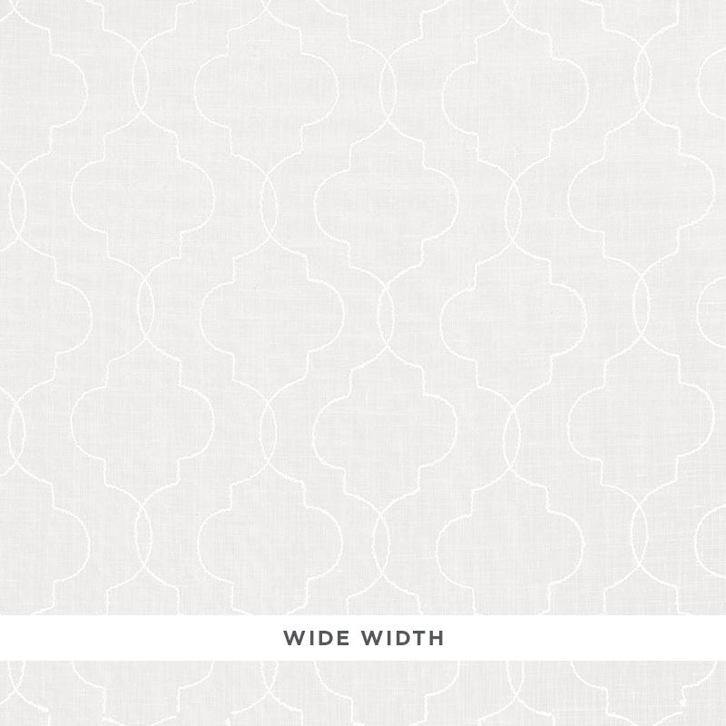 Serafina Sheer Ivory 67890 by Schumacher Fabric ESSENTIALS: SHEERS & CASEMENTS II LINEN 51% POLYESTER 49% SPAIN </p><p>Repeat: Horizontal: 4 3/4" (12CM) and Vertical: 8 1/2" (22CM) 101.5 - Fabric Carolina -