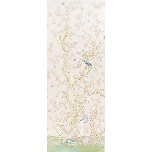 Brighton Pavilion Panel Alabaster 176023 by Schumacher Fabric