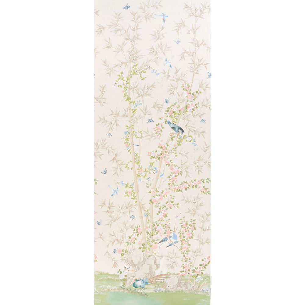 Brighton Pavilion Panel Alabaster 176023 by Schumacher Fabric Miles Redd 53.5" - Fabric Carolina -