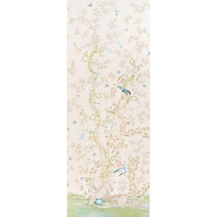 Brighton Pavilion Panel Alabaster 176023 by Schumacher Fabric Miles Redd 53.5" - Fabric Carolina -