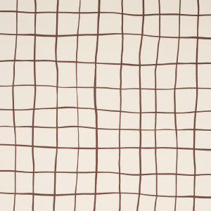 Painterly Windowpane Brown 180291 by Schumacher Fabric