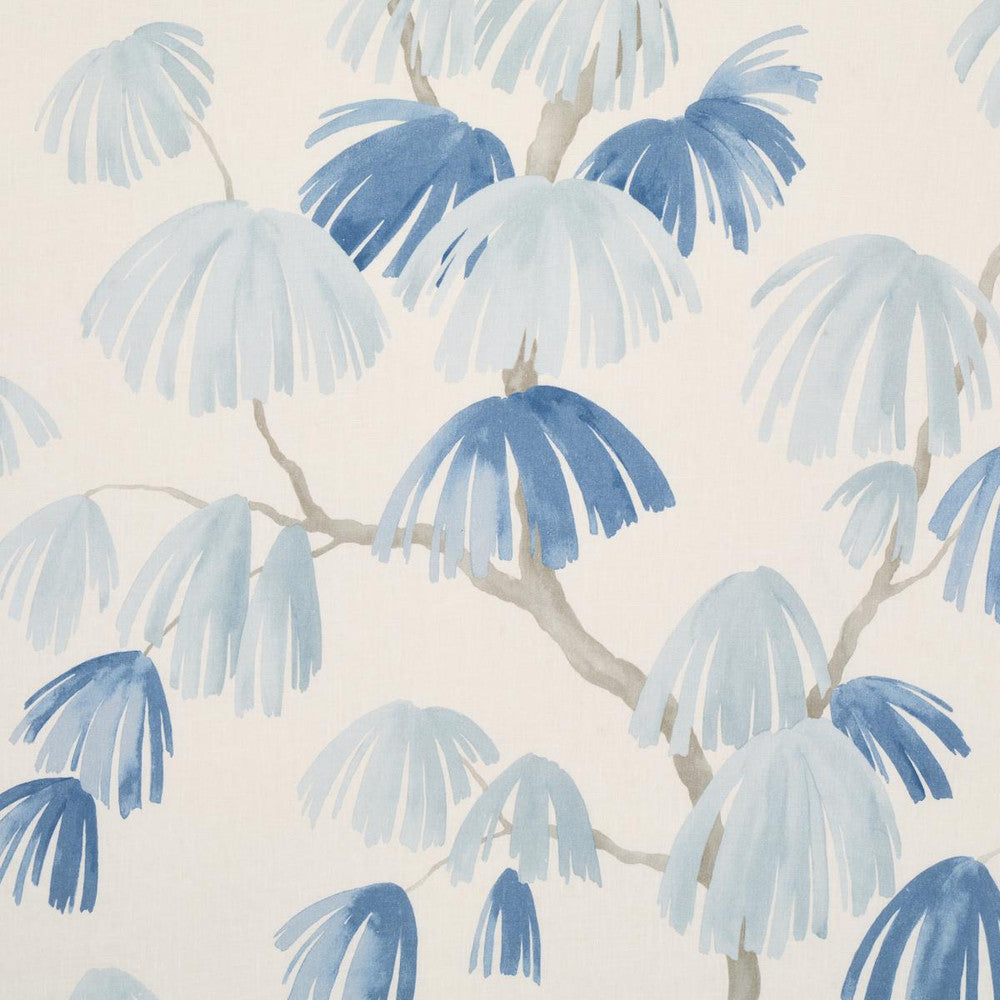 Weeping Pine Slate 180350 by Schumacher Fabric David Kaihoi 54.0" - Fabric Carolina -