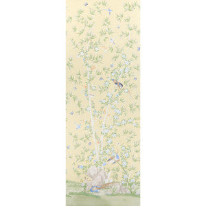 Brighton Pavilion Panel Yellow 5007747 by Schumacher Wallpaper