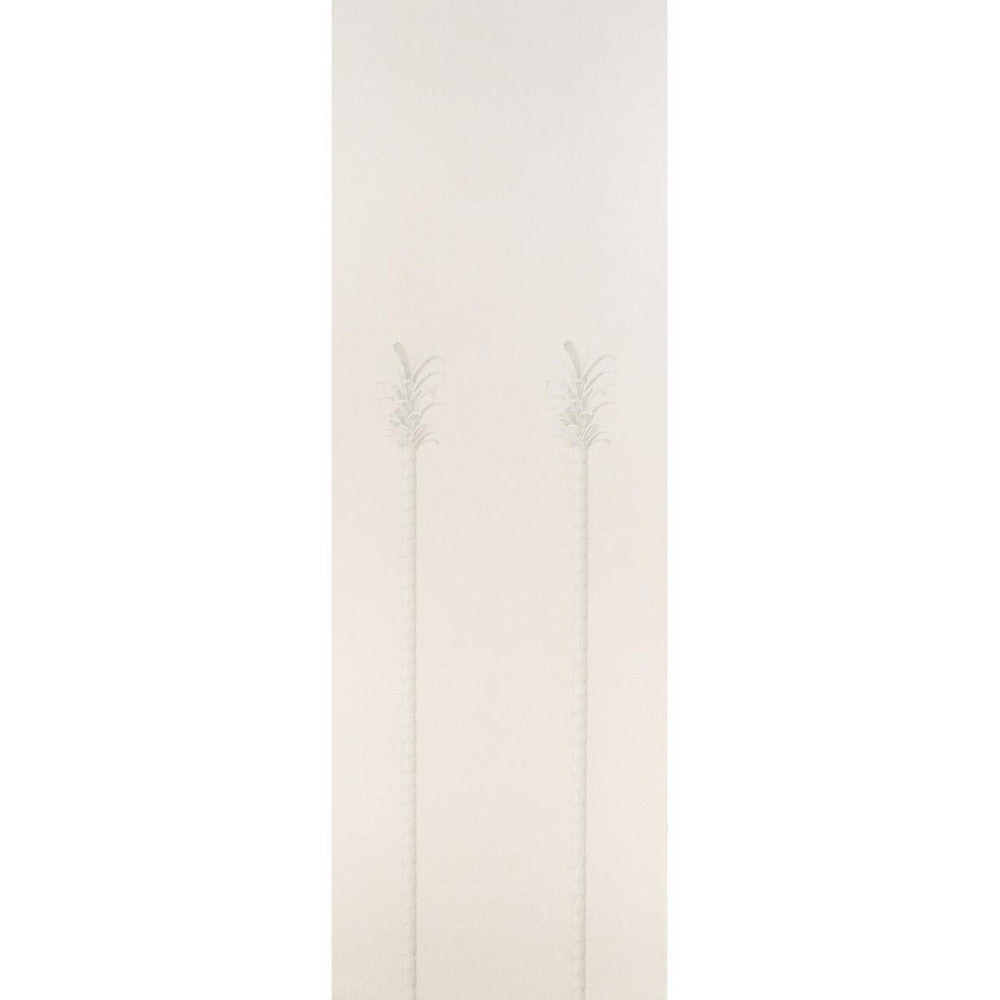 Villa Palm Panel White/Ivory 5013881 by Schumacher Designer Wallpaper Panels Collection 27.0" - Swanky Fabrics -