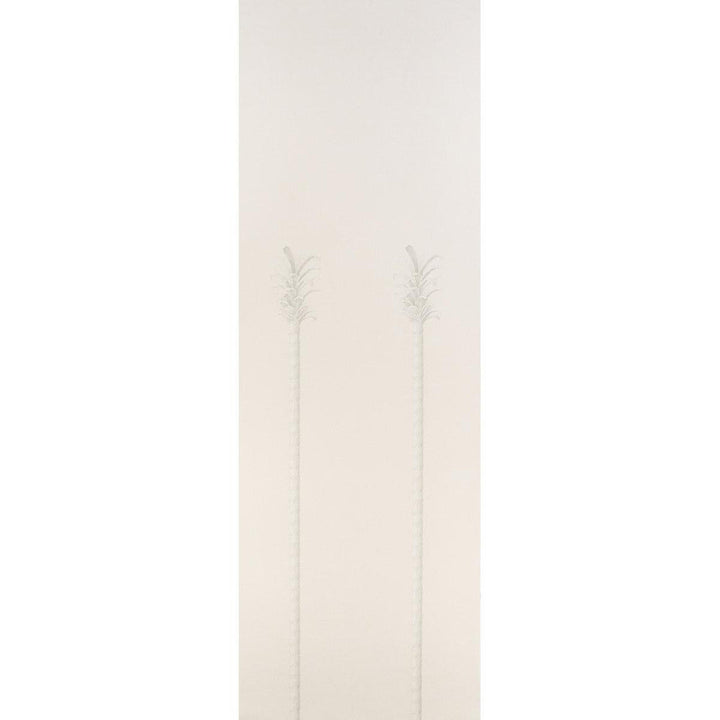 Villa Palm Panel White/Ivory 5013881 by Schumacher Designer Wallpaper Panels Collection 27.0" - Swanky Fabrics -