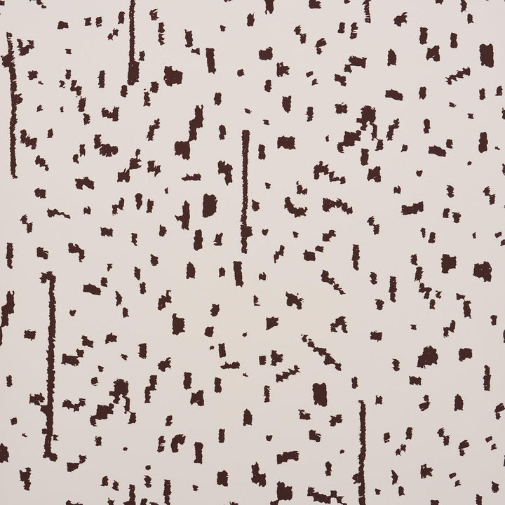 Bespotted Brown 5013910 by Schumacher Designer Wallpaper Miles Redd 27.0" - Swanky Fabrics -