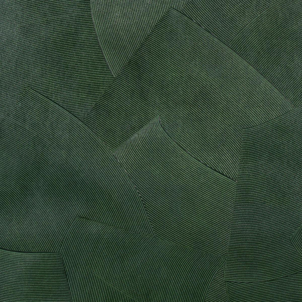 Hand Combed Plaster Green Leaf 5013952 by Schumacher Designer Wallpaper David Kaihoi - Swanky Fabrics -
