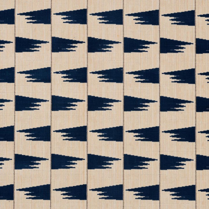 Tutsi Blue 71225 by Schumacher Fabric David Kaihoi 4.25" - Fabric Carolina -