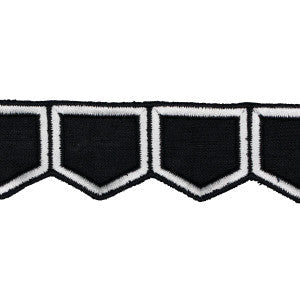 Honeycomb Black 81752 by Schumacher Trim