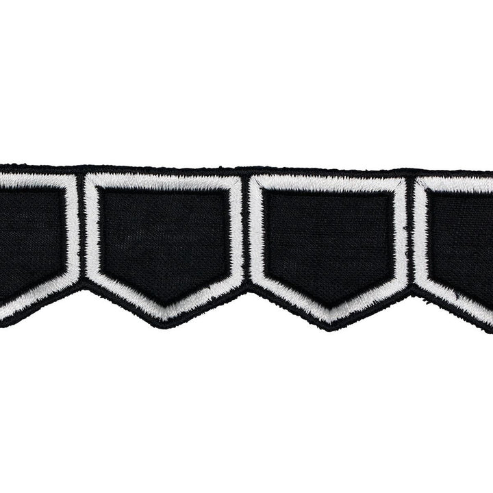 Honeycomb Black 81752 by Schumacher Trim David Kaihoi - Fabric Carolina -