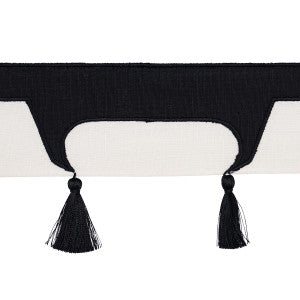 Pagoda Black 81761 by Schumacher Trim