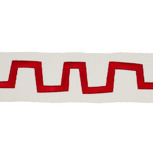 Corbu Tape Red 81772 by Schumacher Trim